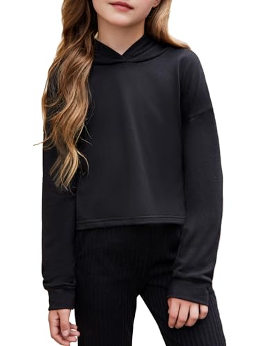 Arshiner Girls Tie-Dye Cropped Hoodie (5-16 Years)