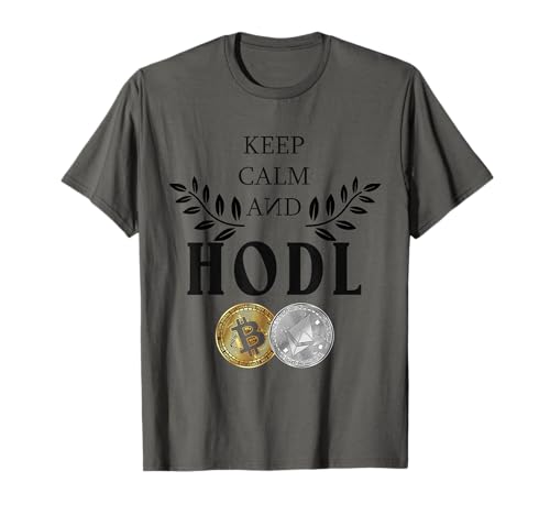 Mantieni la calma e HODL Satoshi Maglietta