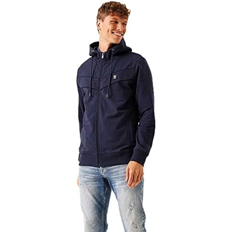 Garcia Men's Navy Cardigan Sweatshirt XL Cover
