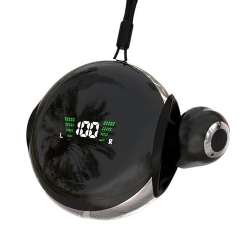Nudorpn Auriculares Intra-Auriculares - Auriculares deportivos | Auriculares HD con reducción de ruido y cable ajustable para deporte y uso compartido en familia