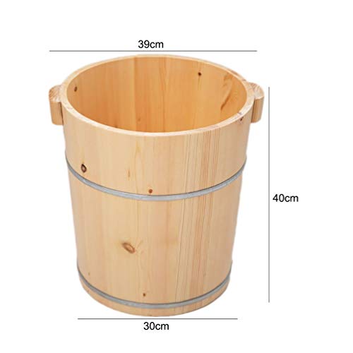 Spa de pies de madera en barril para adultos miniatura 2