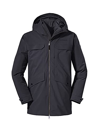 Schöffel Herren 3in1 Parka Moskau M, wind- und wasserdichte Herren...