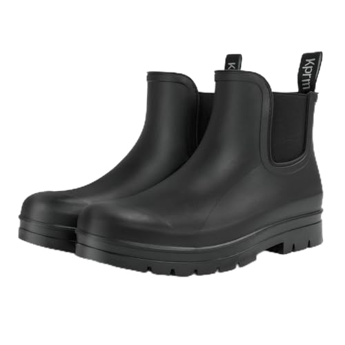 Short Rain Boots for Women Waterproof Ankle Womens Rubber Garden Rainboots for Mud Barn Gardening Yard Farm Work