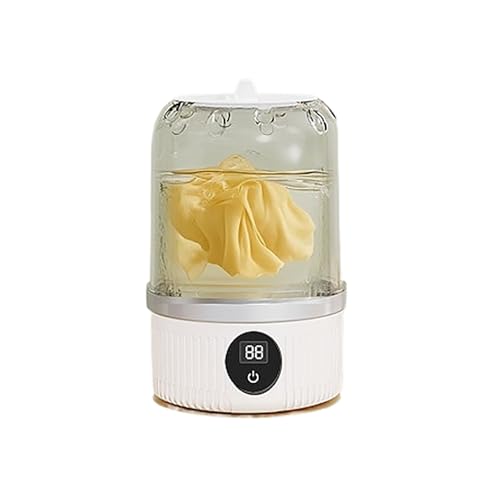 CDULOKLB Lavadora portátil de Ropa Interior, minilavadora inalámbrica Recargable para Sujetadores, Ropa Interior y Calcetines, batería de 3000 mAh, Ideal para Viajes, Camping, dormitorios y