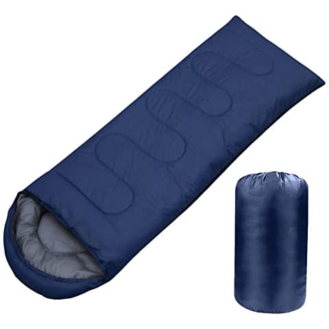 Starnearby Sleeping Bag for 3 Seasons (Spring, Fall, Winter), Lightweight Sleeping Bag for Indoor & Outdoor Use, Adults & Kids Sleeping Bag for Hiking, Backpacking, Camping and Home (2400g, Blue) Cover