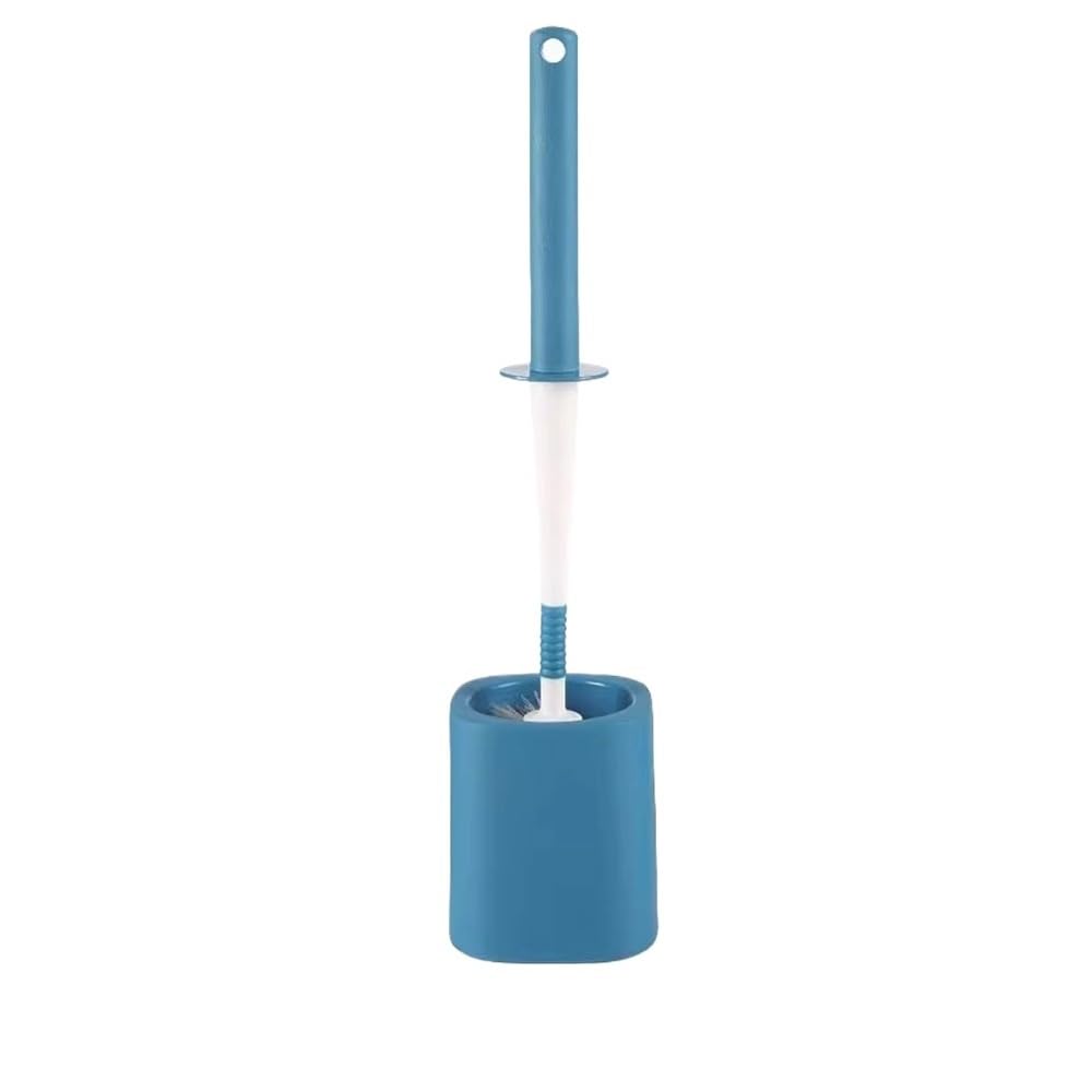 Zyyanshop One Color Toilet Brush Wall Mounted Or Floor Standing Long Handle Toilet Brush With Half Ball Brushs
