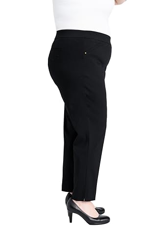 Briggs New York Women's Plus Size Super Stretch Millennium Slimming Pull-on Ankle Pant2