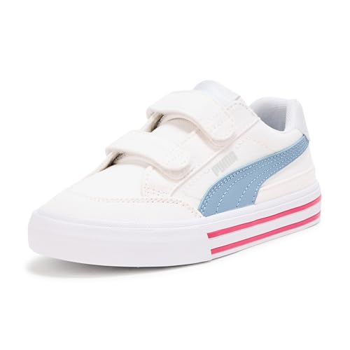 PUMA LbY XG[h 2 Xgbv Inf Xj[J[, zCg-Vo[ ~Xg Ah25, 2.5 Little Kid
