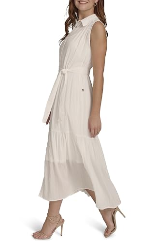Tommy Hilfiger Women's Sleeveless Midi Shirt Dress3