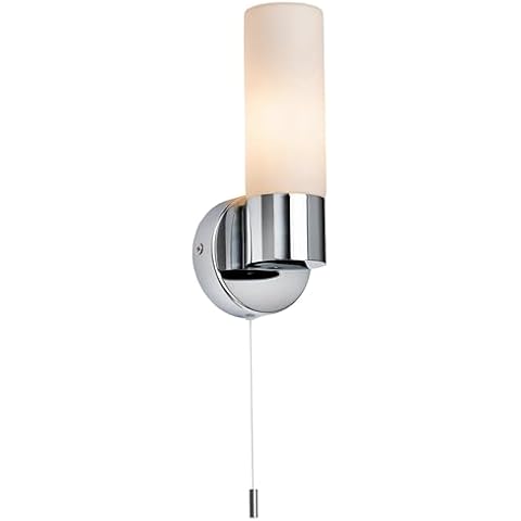 Pure Modern Chrome Plated Bathroom Wall Light Cover