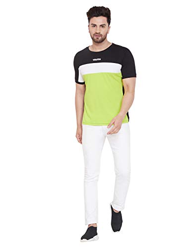Image of GRITSTONES Printed Half Sleeve Round Neck T-Shirt for Men - GSHSPNT2512 P