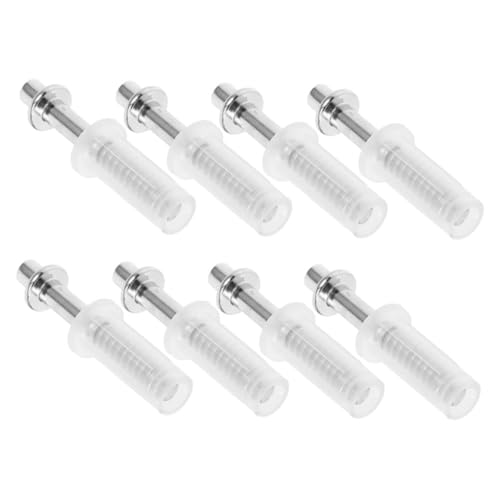 Kit de herrajes Mikikit 8 piezas de bisagras resistentes para puertas plegables con mecanismo de deslizamiento suave, fácil instalación, hardware reforzado para clósets y divisores de ambientes miniatura 1
