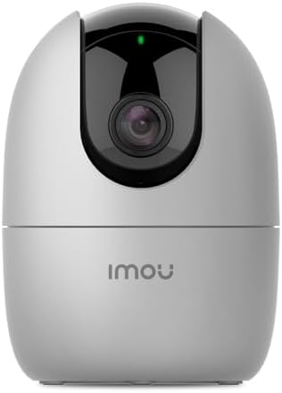 Imou 360° 1080P Full HD Security Camera, Human Detection, Motion Tracking, 2-Way Audio, Night Vision, Dome Camera with WiFi & Ethernet Connection, Alexa Google Assistant, Up to 256GB SD Card Support