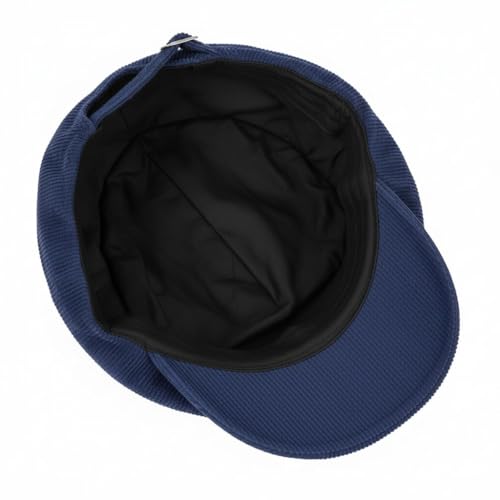 Image of FabSeasons Cotton Ivy Flat Golf Cap - Classic Newsboy Gatsby Hat for Men