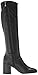 Franco Sarto Womens Tribute Knee High Heeled Boot Black Leather 9 W