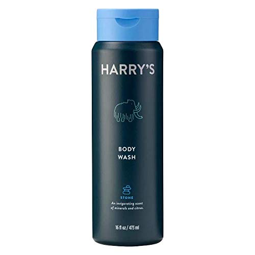 Harry's 3 In 1 Stone Combo Body Wash Gel Bar Soap & Loofah Set Minerals & Citrus #TOP2