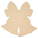 QUALITY THAT'LL KEEP YOU MERRY- Don't settle for thin when you can have sturdy and smooth and solid— 1/4 inch thick birch plywood to be exact. Plus, we left our Christmas wood cutouts unfinished for you to choose the look you want. JINGLE BELLS ALL T...