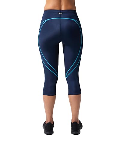 CW-X Women's Stabilyx Joint Support 3/4 Compression Tight, Legging Capris for Running and Recovery, 1258063