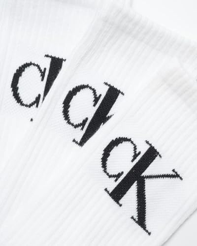 Calvin Klein Men's Cushion Crew Socks - 5 Pack (One Size, White)3