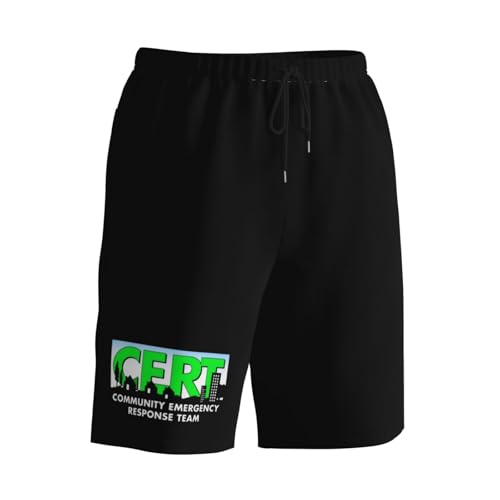Cert Community Emergency Response Team Men's Quick-Dry Board Shorts 7" - Swim Trunks Summer Hawaii Beach2