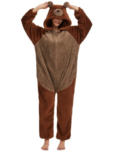Xinlong Pijama macacão panda cosplay costume pinguim roupa de dormir inverno urso Sloth animal homem mulher carnaval Halloween, Estilo 4, L