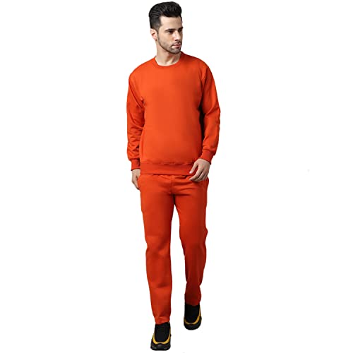 Image of Mack Jonney Fleece Solid Tracksuit Co-ord Set for Men- SW RN LOWER 02-P