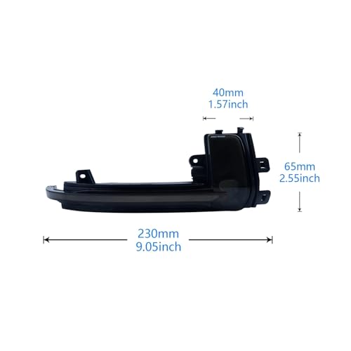 Luz retrovisor Audi A5 Facelift intermitente dinámico ámbar LED 3