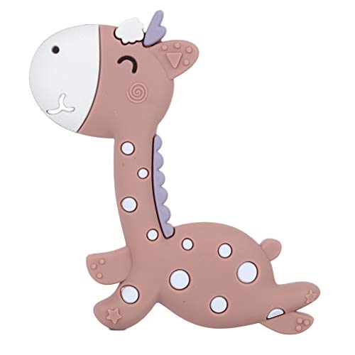 ZOOBY-mordedor de silicona con dibujos animados para bebé, juguetes calmantes para la dentición, regalos para la ducha de bebés y niñas pequeñas