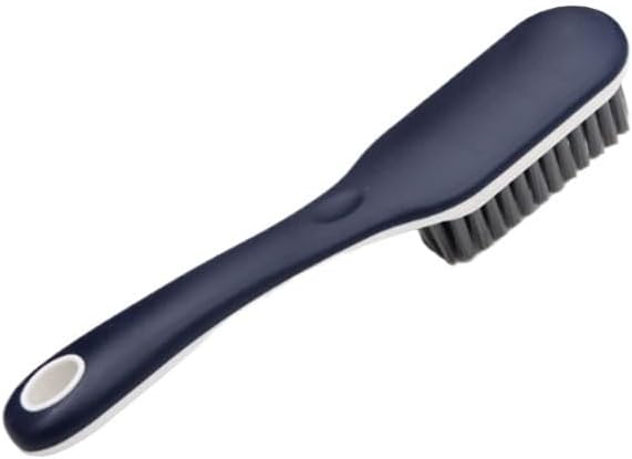 Nylon Black Silk Shoe Brush Long Handle for Household Use(Orange)