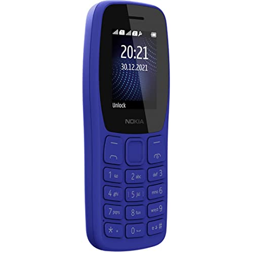 Image of Nokia 105 Dual SIM, Keypad Mobile Phone with Wireless FM Radio | Blue