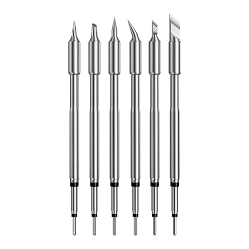 6 Teste di Saldatura, HS-02A Accessori per Saldatori Intelligenti, 6 Teste di Saldatura