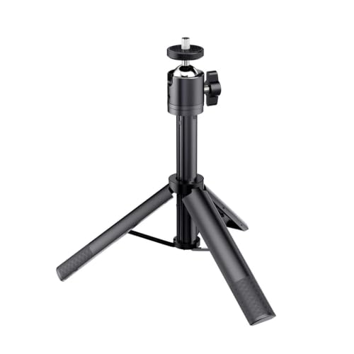 Trípode portátil con extensión telescópica y base de mesa estable