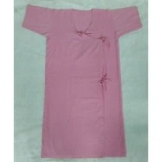 Hangerage PATIENT GOWN, FRONT OPEN WITH HALF SLEEVES FOR MEN & WOMEN COLOR LIGHT PINK-picture-41