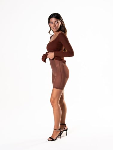 Long Sleeve Maxi Bodycon Dress - Women's Shapewear - Body Shaper Tummy Control Shapewear for Women3