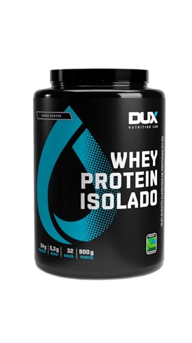 Whey Protein Isolado Sem Sabor Pote 900g – Contribui para os Resultados e Auxilia a Recuperação Muscular – Dux Human Health