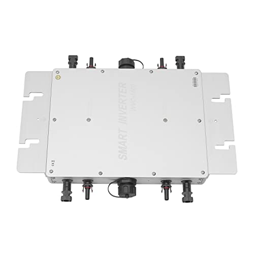 Image of 1400W Micro Inverter Solar Grid Tie Microinverter IP65 Waterproof Self Cooling 110V/80-160VAC Output Pure Sine Wave Inverter Automatic Identification Power Inverters for 30V or 36V Solar Panel