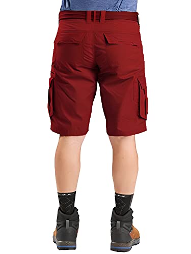 Image of ROL Reoutlook Men's 100% Solid Cotton Cargo Shorts /Bermuda with Multi-Pockets and Waist Belt