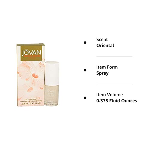 Jovan White Musk By Jovan ~ Women's Cologne Spray .375 Oz #TOP1
