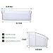 MONKEMON UPGRADE 240356402 Refrigerator Door Bin Replacement, Length 15.38 inch,Top 2 shelves on Refrigerator side, LFSS2612TF0 AP2549958 FGUS2642LF2 Shelves etc