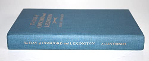 The Day of Concord and Lexington: The Nineteent... B00072T3CC Book Cover