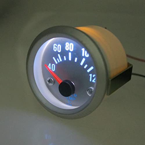 Kokiya Medidor de Temperatura Da água Do Carro Universal LED Azul de 52 Mm de 52 Mm