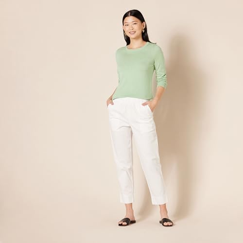 Image of Amazon Essentials Women's Long-Sleeve Lightweight Crewneck Sweater (Available in Plus Size)