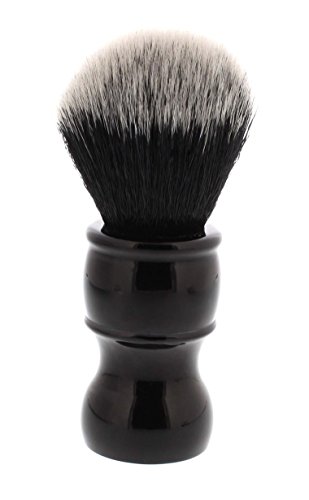 WCS Beacon Black Synthetic Shaving Brush, Black