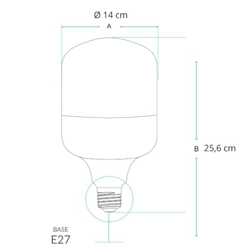 LÂMPADA BULBO HP LED, 100W, EMISSÃO DE LUZ NEUTRA 4000K, SOQUETE E27, BIVOLT, AVANT