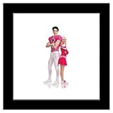 Trends International Gallery Pops Disney Zombies 3 - Addison and Zed Wall Art Wall Poster, 12' x 12', Black Framed Version