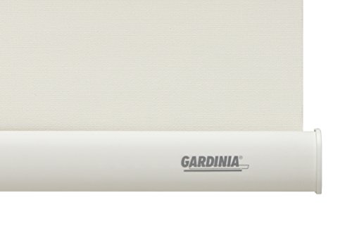 GARDINIA Seitenzug-Rollo, Decken-, Wand- oder Nischenmontage, Lichtdurchlässig, Blickdicht, Alle Montage-Teile inklusive, Weiß, 122 x 180 cm (BxH)