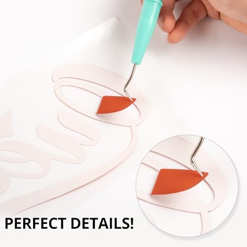 Image of HTVRONT Heat Transfer Vinyl Roll - 12 inch x 8ft Orange HTV Vinyl for T Shirts, Burnt Iron on Vinyl Compatible with Cricut Cutting Machine - Easy to Cut & Weed for Heat Vinyl Design (Texas Orange)