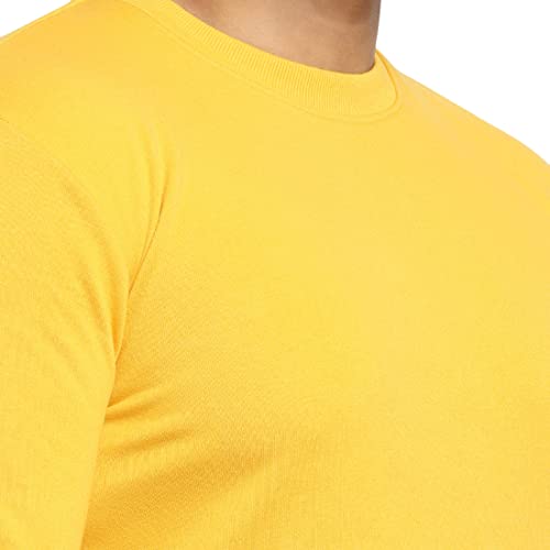 Image of Bewakoof Men's Solid Regular Fit Full Sleeve Round Neck Fleece Plus Size Sweatshirt