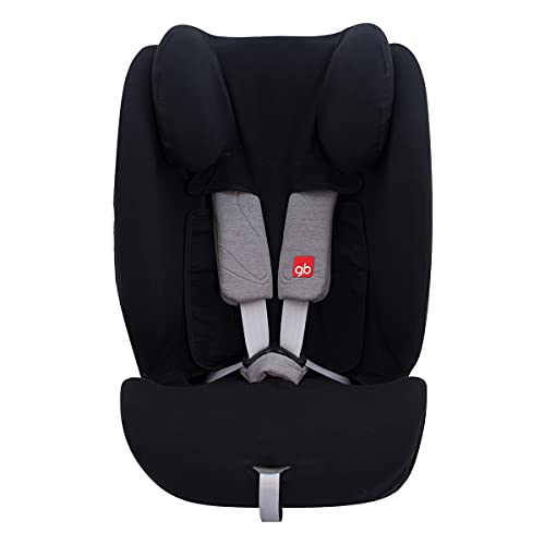 JYOKO KIDS Rivestimento per seggiolino auto in cotone compatibile con GB Everna (Black Series)