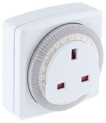 TG24 24 Hour Compact Plug-In Timer Segment Time Controller Timeswitch